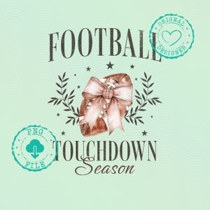 Fußball Bogen Png, Herbst Kokette Bogen PNG, Touchdown Saison Png, Fußball Sport Png, Fußball Png, Social Club Png, Sublimationsdesign, Png