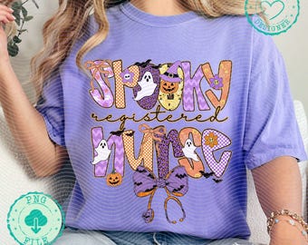 Halloween Krankenschwester png Krankenschwester png Krankenschwester Shirt png Boo Boo Crew png Geist Krankenschwester png RN Png