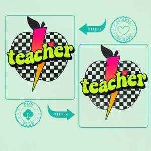 Teacher PNG, Teacher appreciation Png, First day of school Png, Back to school Png, Preschool teacher Png, Teacher shirt Png, School Png