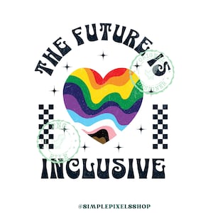 Il futuro è inclusivo png, Rainbow Pride png, Diritti transgender png, LGBTQ png, Progress Pride png, Giustizia sociale png, Gay Pride png Queer png