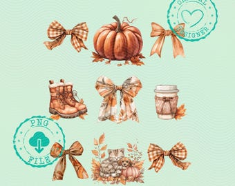 Retro Fall Pumpkin Bow Png, Fall Coquette Bow PNG, Autumn Pumpkin Png, Autumn Shirt, Fall Shirt Png, Autumn Sublimation Design Fall PNG Fall