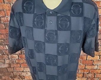 Sergio Tacchini Herren XL kurzärmeliges Poloshirt Neu ohne Etikett