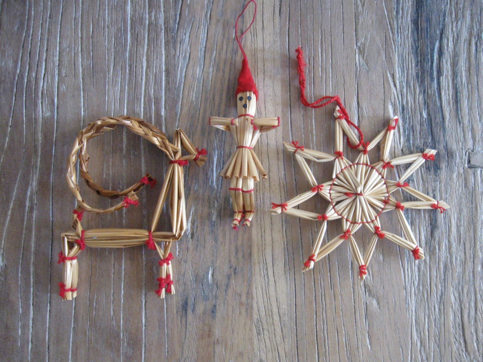 German Straw Christmas Ornaments To Buy or Make A