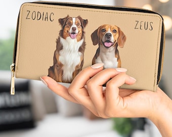 Personalized Pet Photo Wallet: Dog & Cat Memorial Keepsake