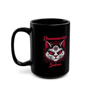 Puuurrraise Black Mug (15oz)
