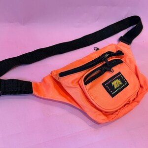 Neon orange fanny pack hotsell