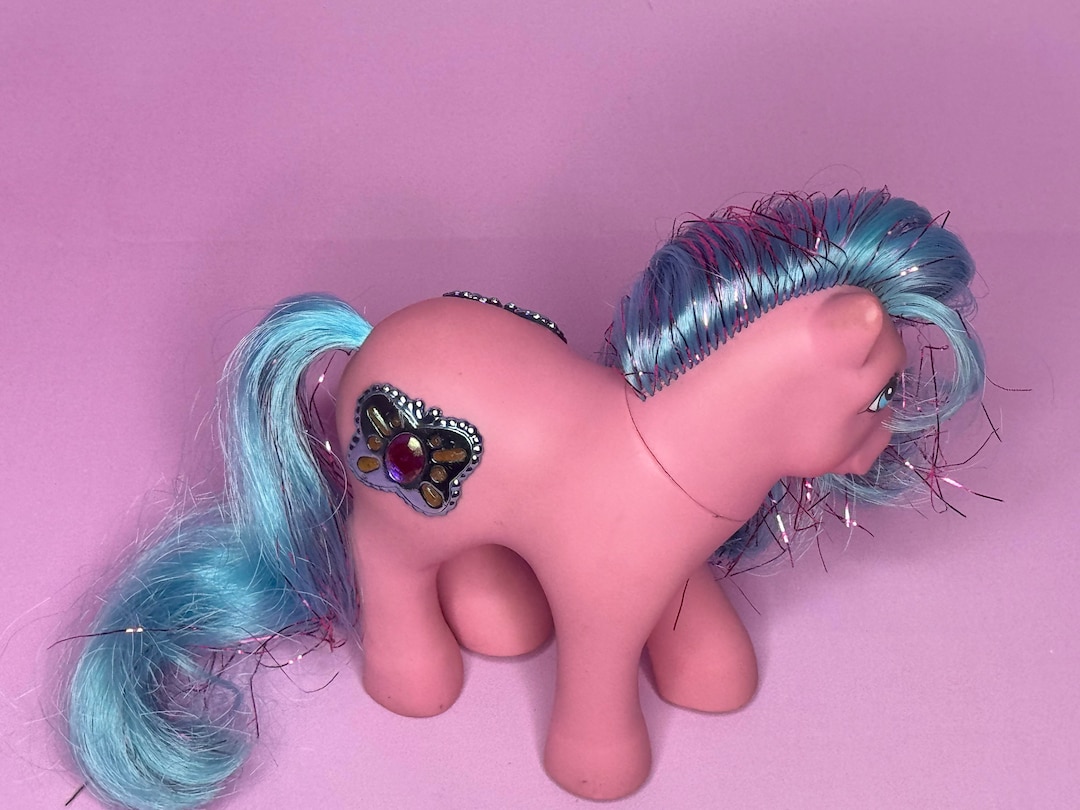 Vintage 1987 G1 My Little Pony Princess Primrose Tinsel Butterfly Jewel ...