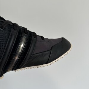 Yohji Yamamoto Y-3 Adidas Sprint Black Low Top Sneakers Men’s Size 7,5 US Y2K Japanese Trainers Vintage Designer Streetwear Shoes image 8