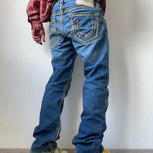 TRUE RELIGION Bobby Super T 33/34 ダークブルー True Religion Jeans 