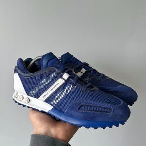 Vintage Adidas Y-3 Yohji Yamamoto Tokio Trainer Royal Blue Sneakers Size 9 US Shoes Trainers Designer Streetwear Japanese Y2K 00s