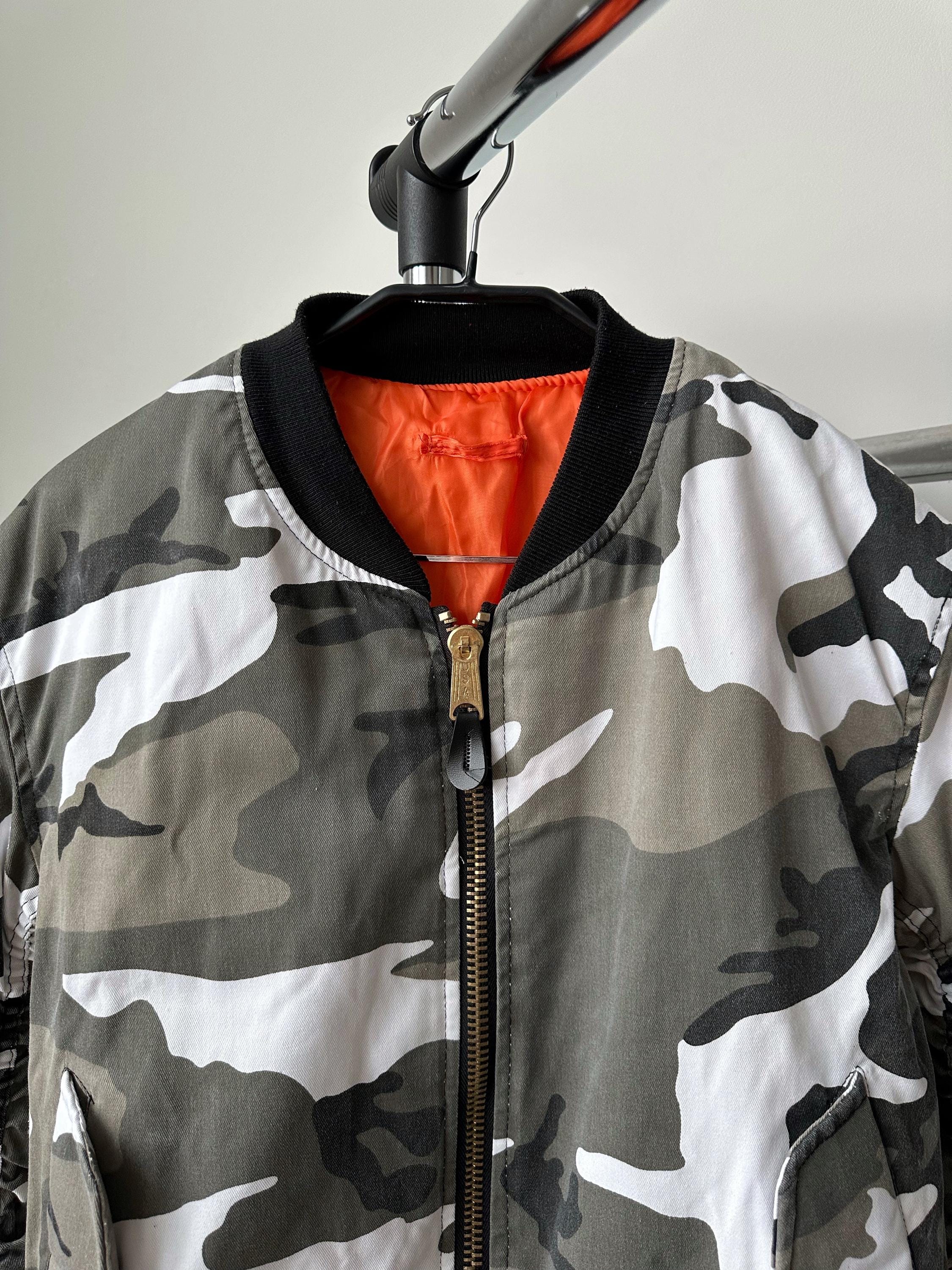 Vintage Fostex Garments MA-1 Flyers Intermediate Arctic Camo