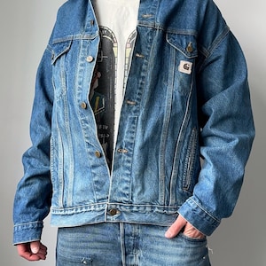 Carhartt Active Jacket Denim - Etsy Carhartt Active Jacket Denim - Etsy