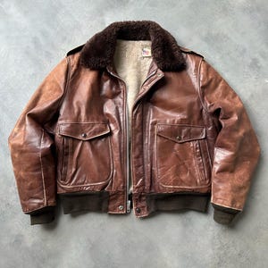 Type A2 Leather Jacket - Etsy
