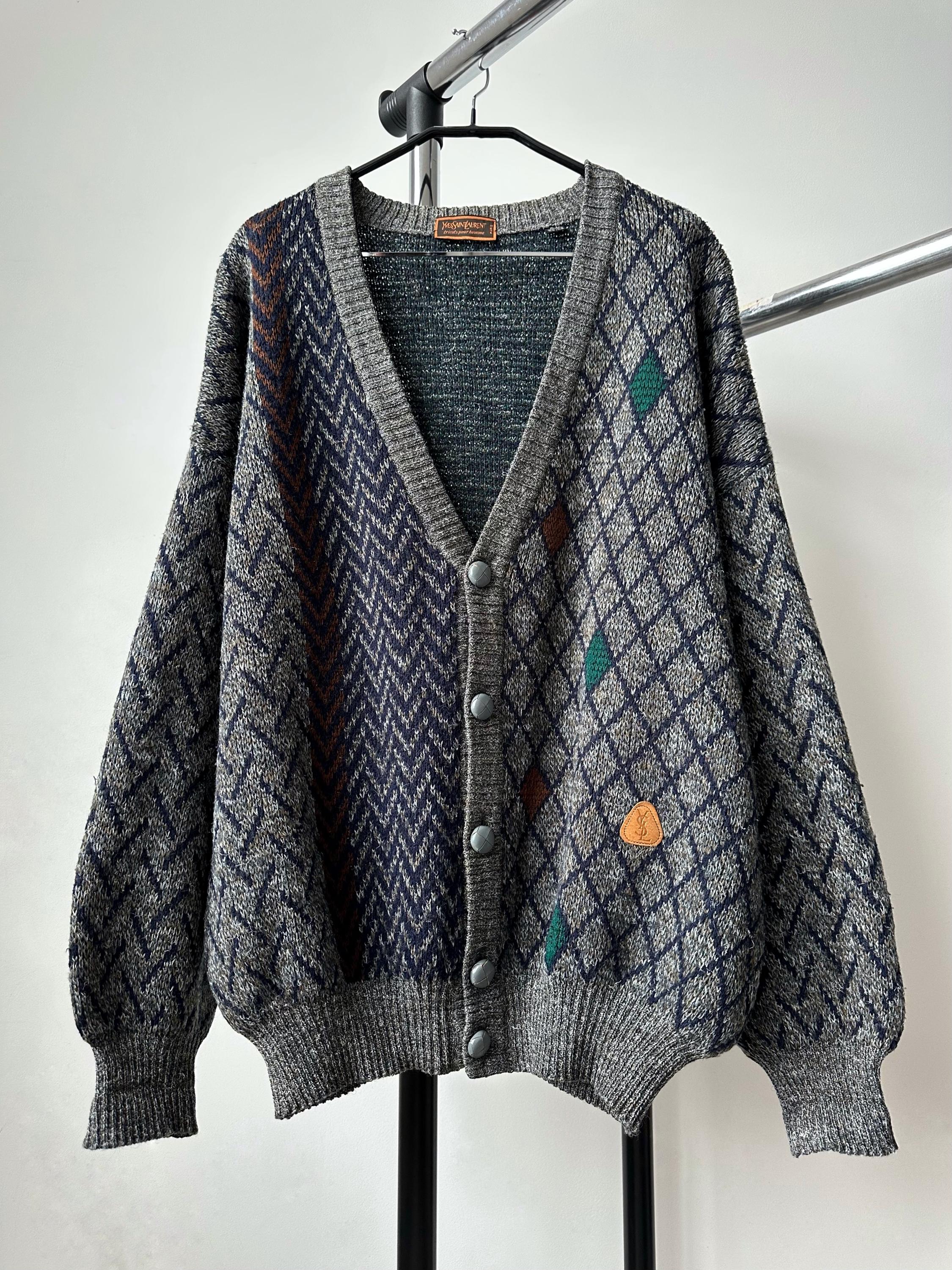 Yves Saint Laurent Cardigan - Etsy