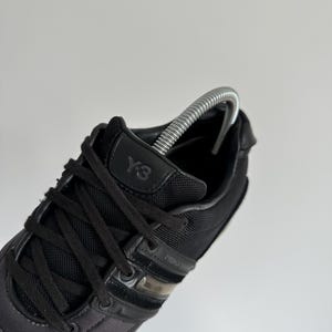 Yohji Yamamoto Y-3 Adidas Sprint Black Low Top Sneakers Men’s Size 7,5 US Y2K Japanese Trainers Vintage Designer Streetwear Shoes image 10