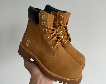 Botas de lujo Jimmy Choo x Timberland de piel para mujer, talla 36