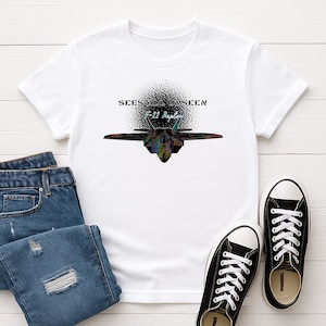 Camiseta F-22 Raptor / Camiseta de caza furtivo &quot;Lo que no se ve&quot; / Camiseta de avión militar para niños pequeños, jóvenes y adultos / Regalo de aviación
