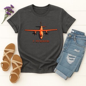 C-27J Spartan T-Shirt – Military Transport Plane Shirt for Toddler, Kids & Adults – Tactical Aircraft Gift, Vector Jet Tee, Aviation Top