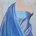 Amanda Patterson  reviewed Iridescent Organza fabric 60" wide.. sheer, Blue Stone .. formal wear, bridal, pageant, crafts, costumes, home decor