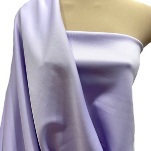 TECHNO Fabric 4 ways stretch,  1 yard  PALE LILAC  58&quot;  Western Wear, suits, pants, jackets, dresses, cheer bows, swimwear