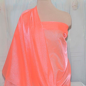 Sparkle Organza fabric Neon Red  45&quot; wide sheer ..pageant dress skirts, formals, crafts, wedding, home decor, by the yard..