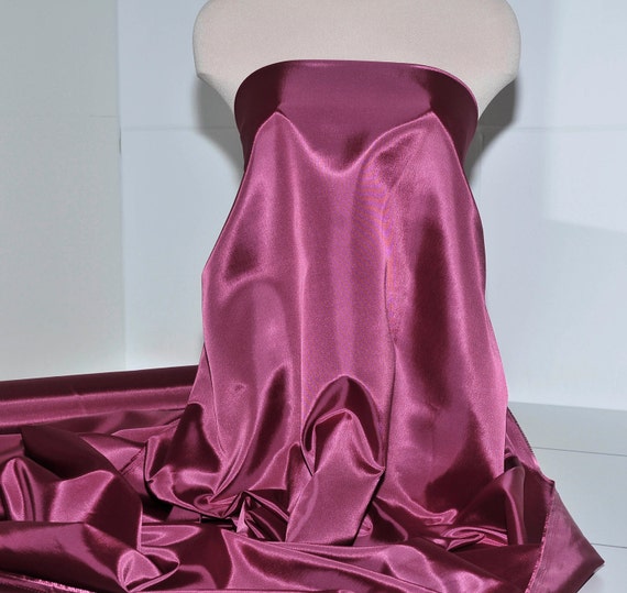 Acetate Taffeta Fabric Wine   45" wide choice of colors..lining..dresses...wedding...formal ...home decor