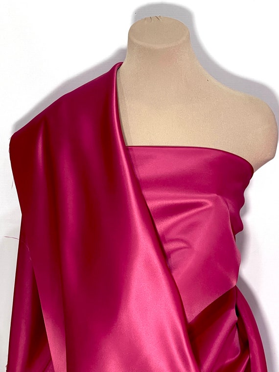  Mi Amor Duchess Satin Dark Red, Fabric by the Yard : Arts,  Crafts & Sewing