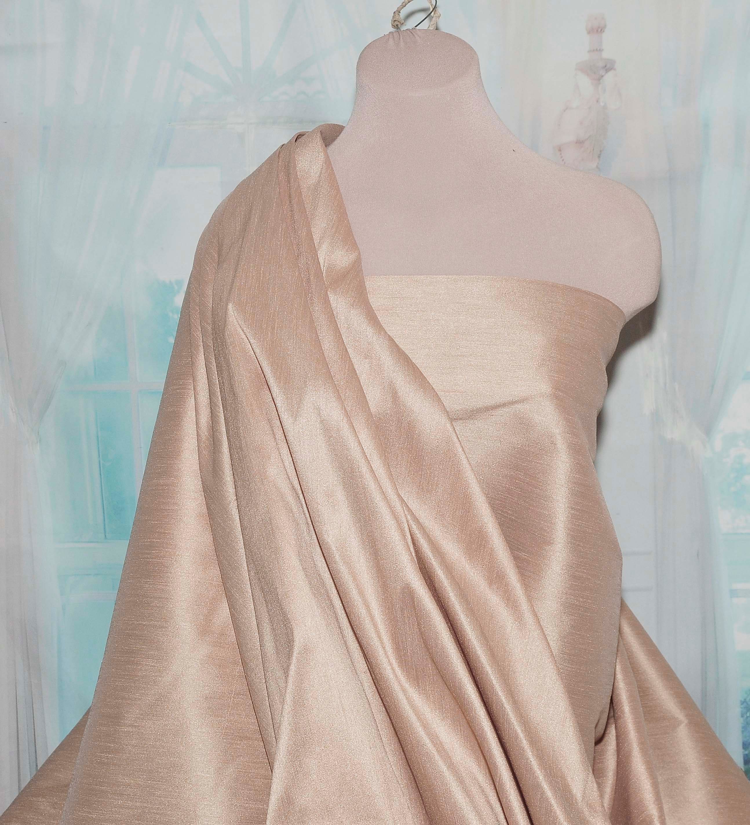 Charcoal Gray/Soft Gold Classical Shantung   /Dupioni main image 0