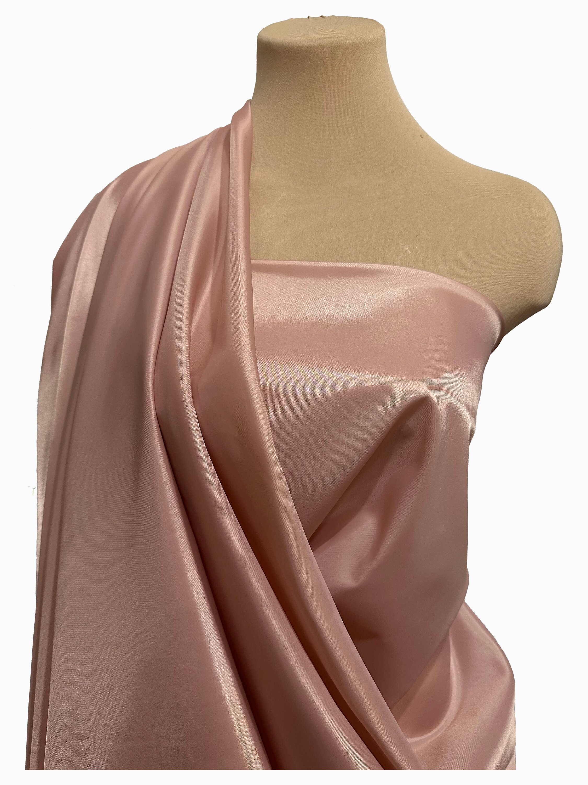 Poly Lining Fabric 58 Inches Wide.. Russ Pink . Used for