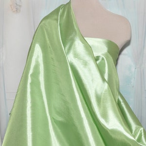 Cationic Taffeta iridescent Fabric  60&quot; Sage light 025  .lining..dresses...wedding...formal ...home decor. pageant.. pillows, bows