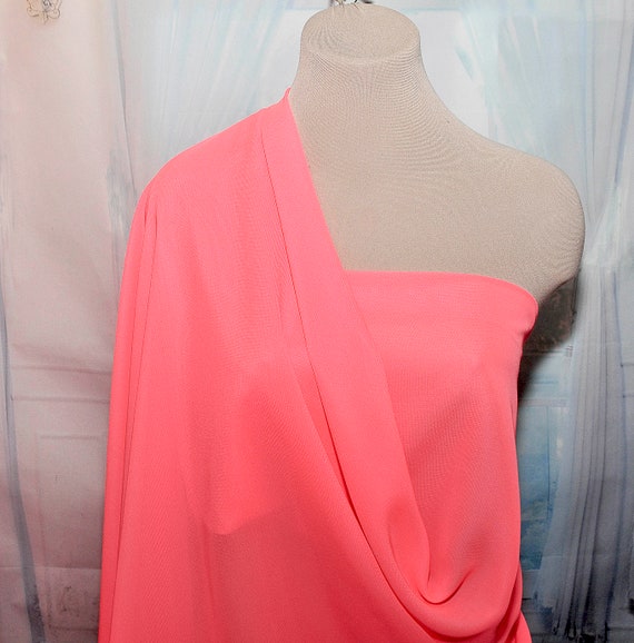 hot pink chiffon fabric