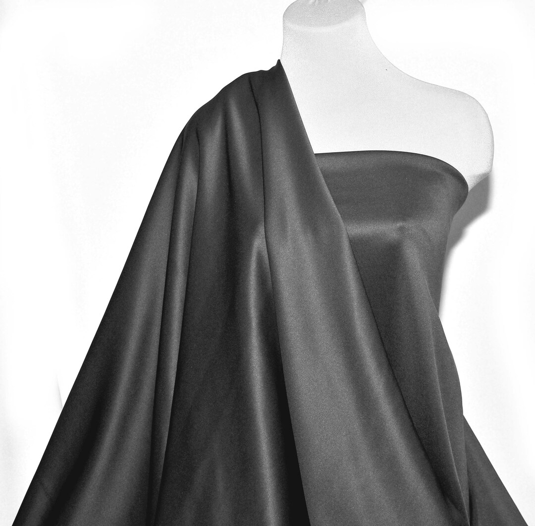 Scuba Techno Fabric CHARCOAL 050 4 Ways Stretch, 1 Yard 58 Western Wear