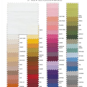 Shantung Dupioni sedoso. Carta de colores de la tela. Elección de color de la tabla. 1 yarda. Trajes, pantalones, chaquetas, decoración del hogar, cortinas.