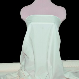 Whisper Taffeta Ivory  58&quot; wide..water repellant .. 100% polyester..fabric...choice of color.. wedding...formal..lining..home decor
