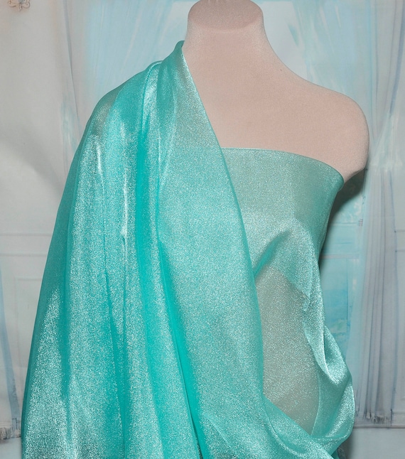 Sparkle Organza - 45-inches Wide Gold By the 25YD Roll