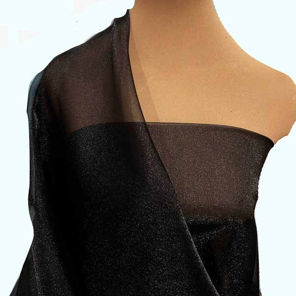 Black Organza Plaids main image 1