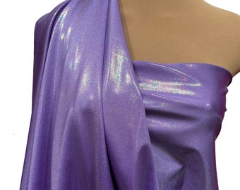 Mystique Prismatic Violia/rainbow (violet) 1 Yard .. 54 Inches Wide, 4 Ways  Stretch - Etsy