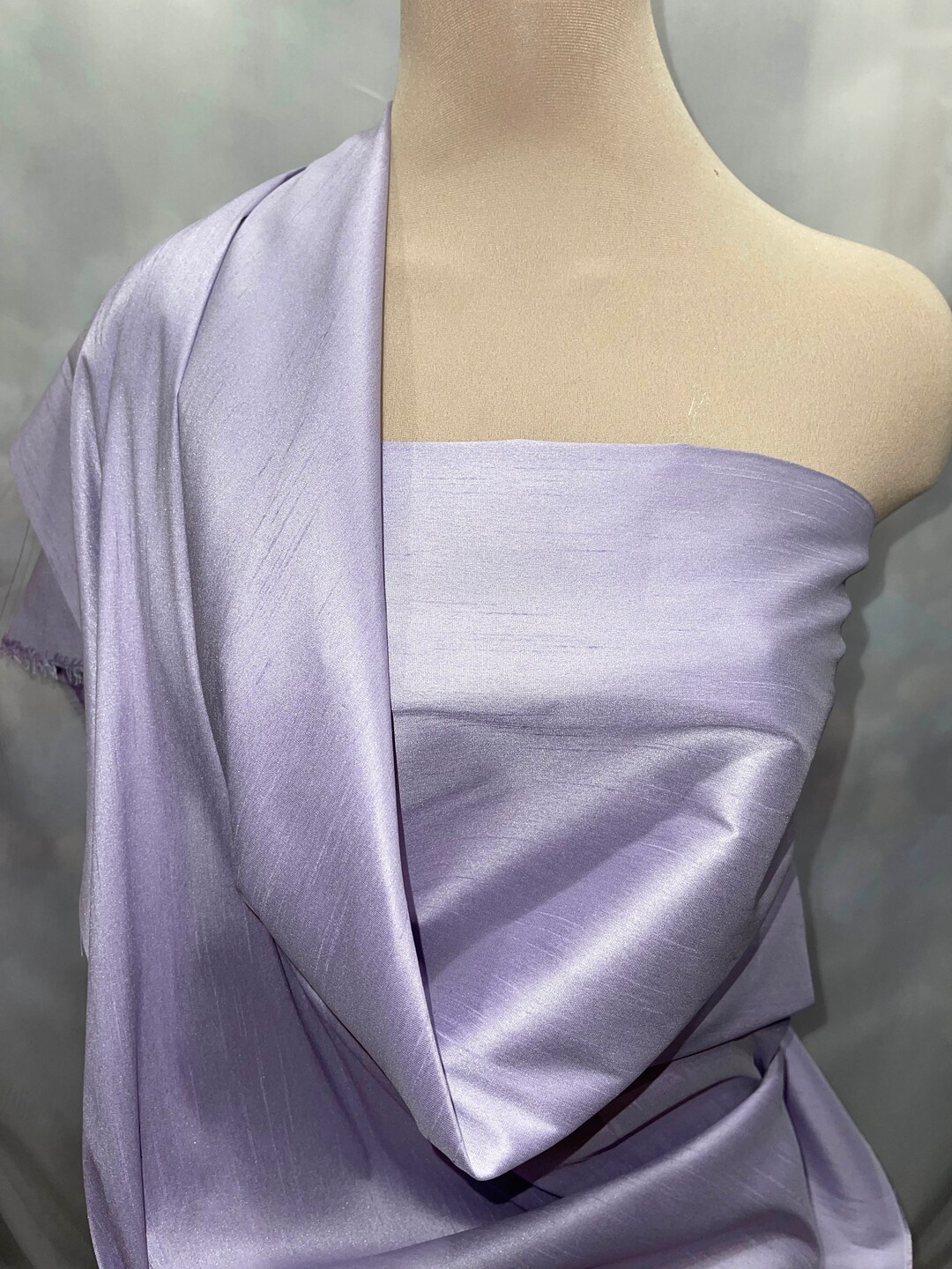 Unstitched Silk Dupioni Shantung Suit in Orange main image 0