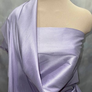 Dupioni Silky Shantung Polyester Fabric LILAC . wedding .crafts .suits .dresses..home decor, formal gowns, curtains, pillows.