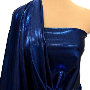 Mystique Spandex Navy/Royal  .. dance ..skate... gymnastics.. twirl  ..pageant   cheer bows .. posting suits BTY