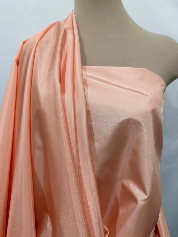 Mariee taffetas couleur crevettes 58 de large. 100 polyester. tissu. mariage. formel. doublure. artisanat. decor a la maison Etsy France