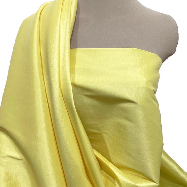 Stretch Taffeta Yellow 336 58 » vendu par yard mariage, chemises occidentales, formel, concours