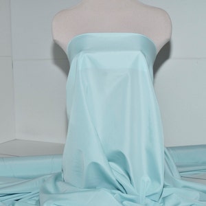 Whisper Taffeta Light Blue 58 wide..water repellant .. 100% polyester..fabric...choice of color.. wedding...formal..lining..home decor image 1