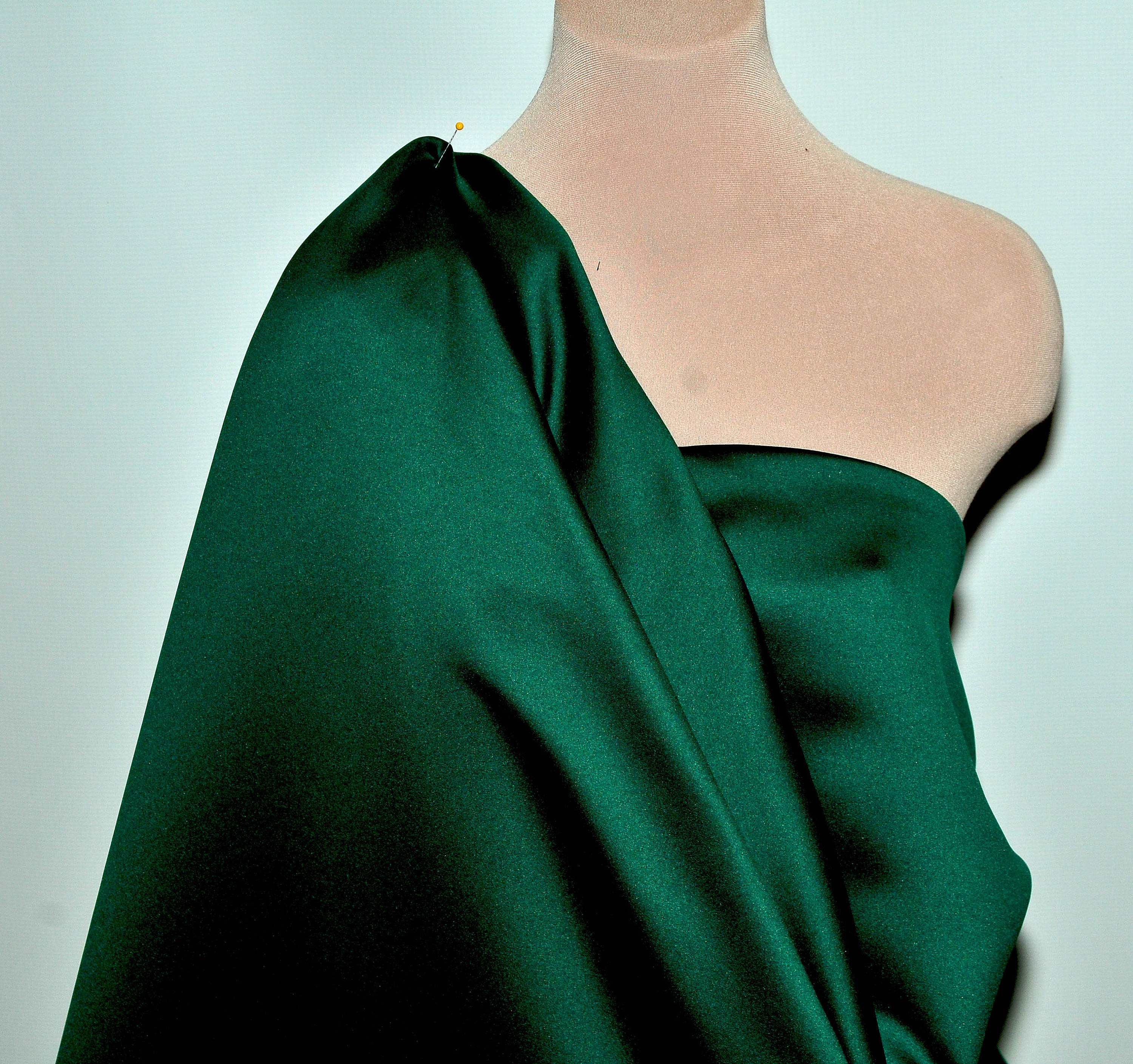 Heavy Matte Satin..forest GREEN 60 Wide.. Poly... - Etsy