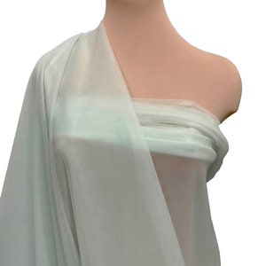 MINT Tricot Nylon Knit.. 108 &quot; wide..sheer, lightweight, soft, home decor, baby decor, tutu&#39;s , crafts, canopies