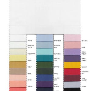 Bridal Taffeta 58" wide.. 100% polyester..fabric...choice of color.. wedding...formal..lining..crafts..home decor image 1