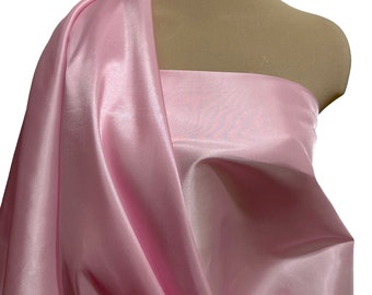 Two toned Taffeta Fabric  60" PINK 156  dresses wedding formal  home decor pageant pillows bows BTY