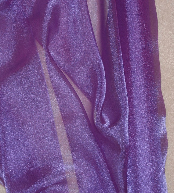 Sparkle Organza - 45-inches Roman Purple By the 25YD Roll