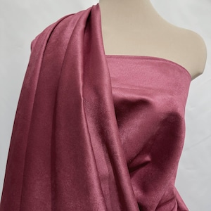 Faux Suede Fabric Magenta , 100 % polyester Double faced, soft, pliable, clothing, crafts, accessories, hats, belts, vest, jacketS (REDUCED)