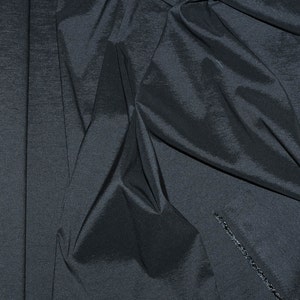 Stretch Taffeta Black 58&quot; sold by the yard wedding, weastern shirts, formal , pageant